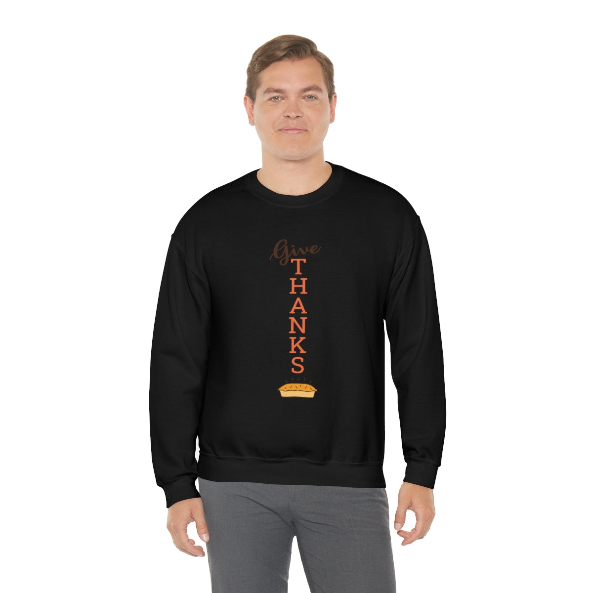 Give Thanks Unisex Heavy Blend™ Crewneck Sweatshirt