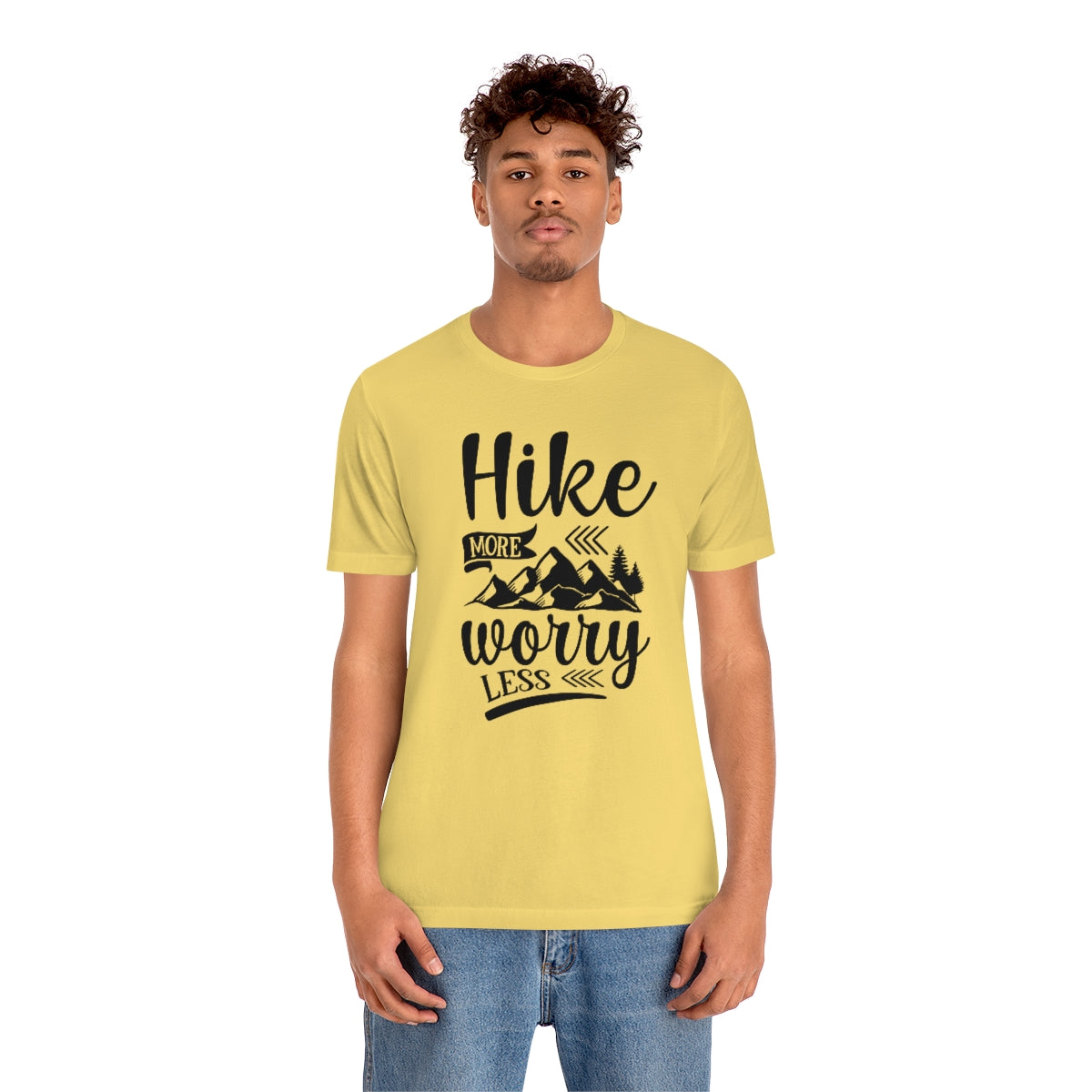 Hike More Worry Less Unisex Jersey Short Sleeve Tee