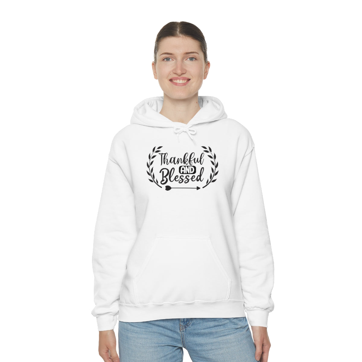 Thankful and Blessed Unisex Heavy Blend™ Hooded Sweatshirt