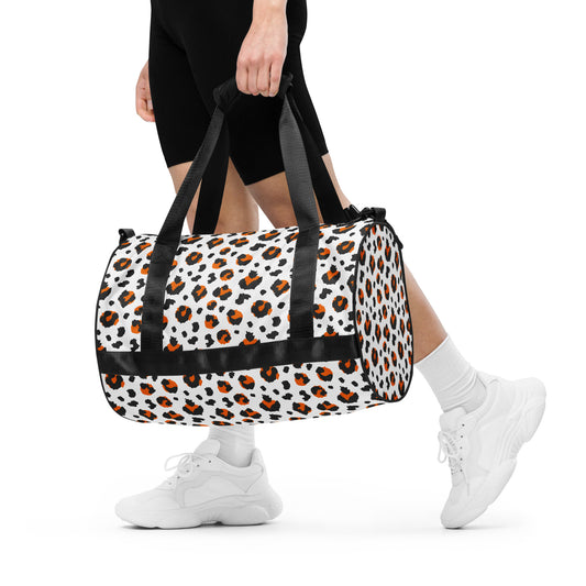 Leopard Print All-over print gym bag