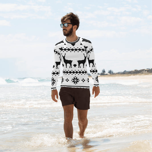 Nordic Design Christmas Men's Rash Guard/Vest