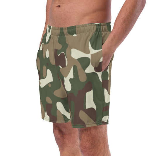 Camouflage Print Men's swim trunks