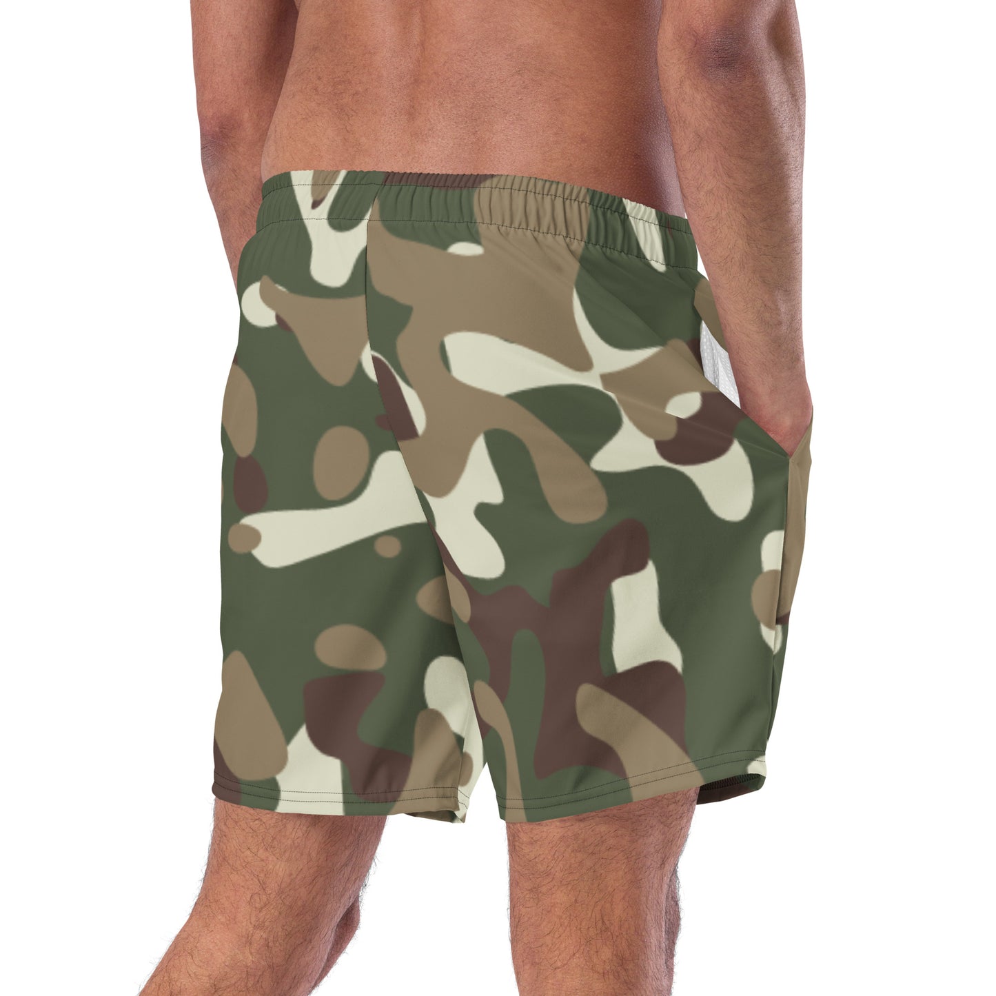 Camouflage Print Men's swim trunks