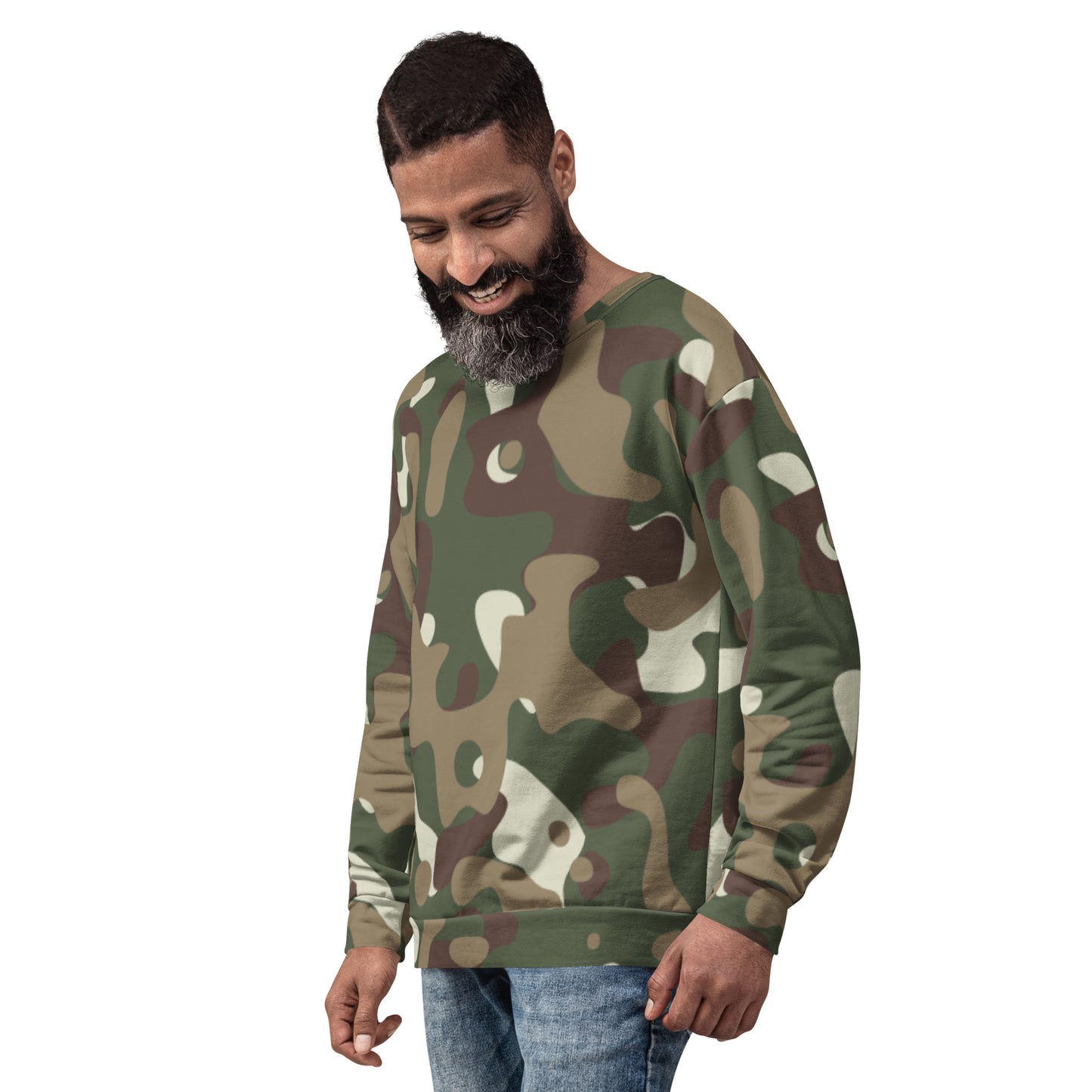 Camouflage Print Unisex Sweatshirt