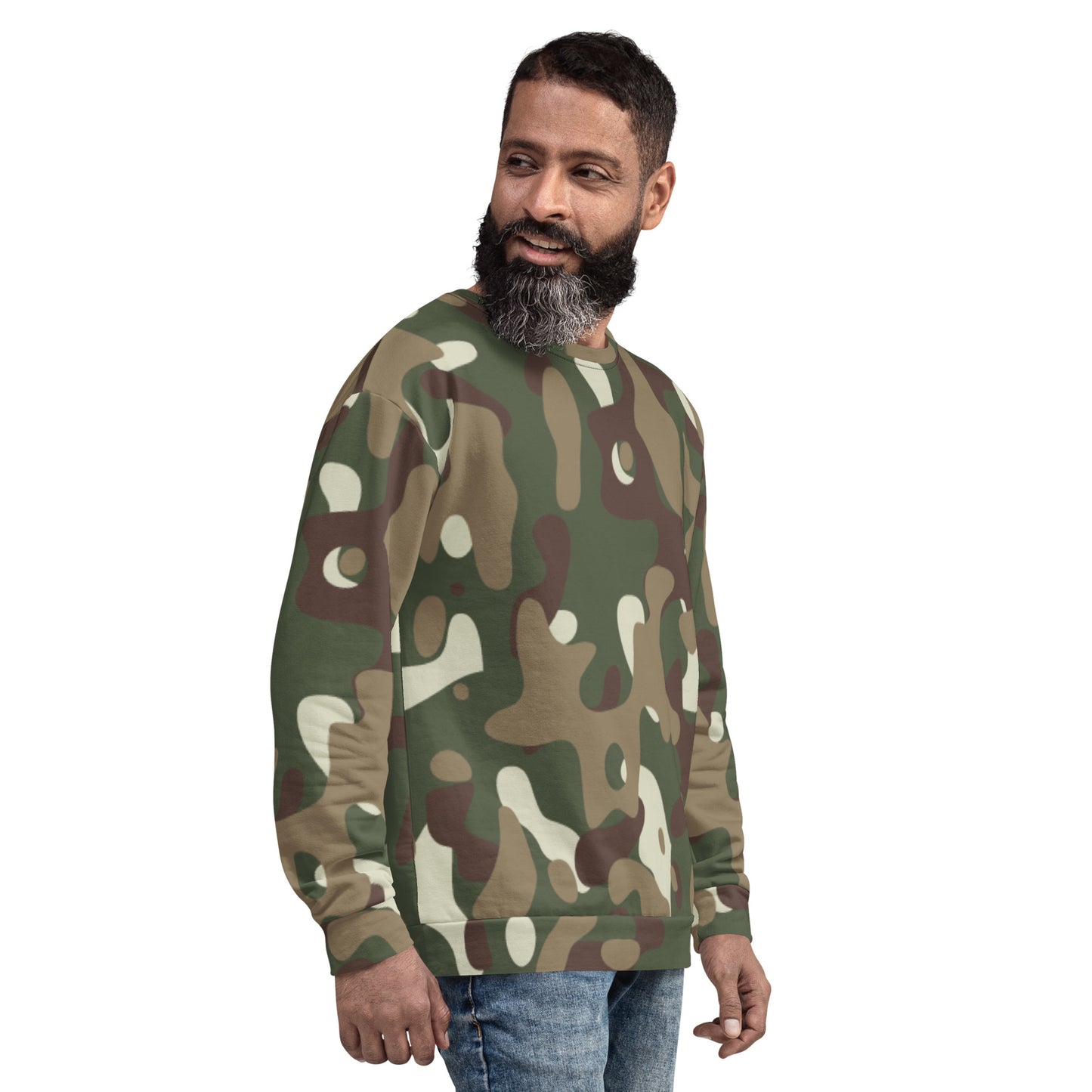 Camouflage Print Unisex Sweatshirt