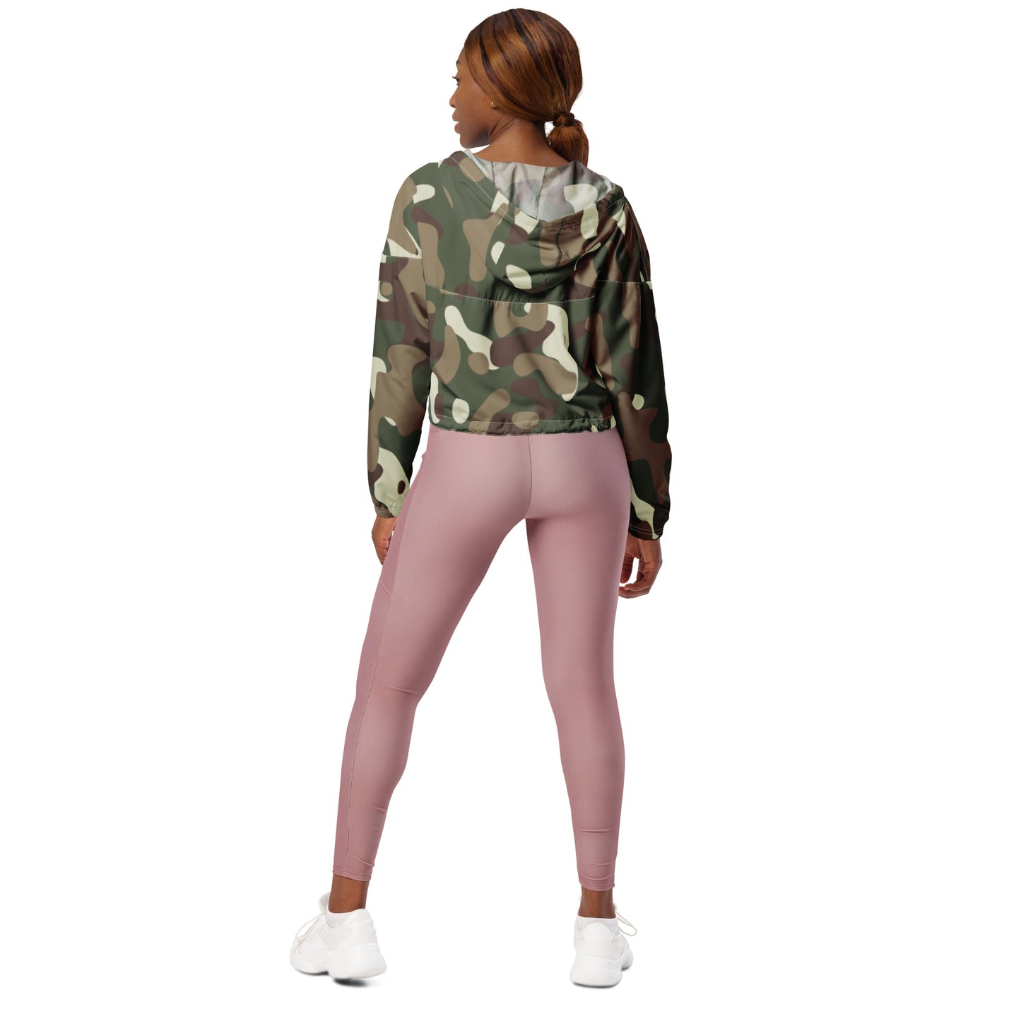 Camouflage Women’s cropped windbreaker