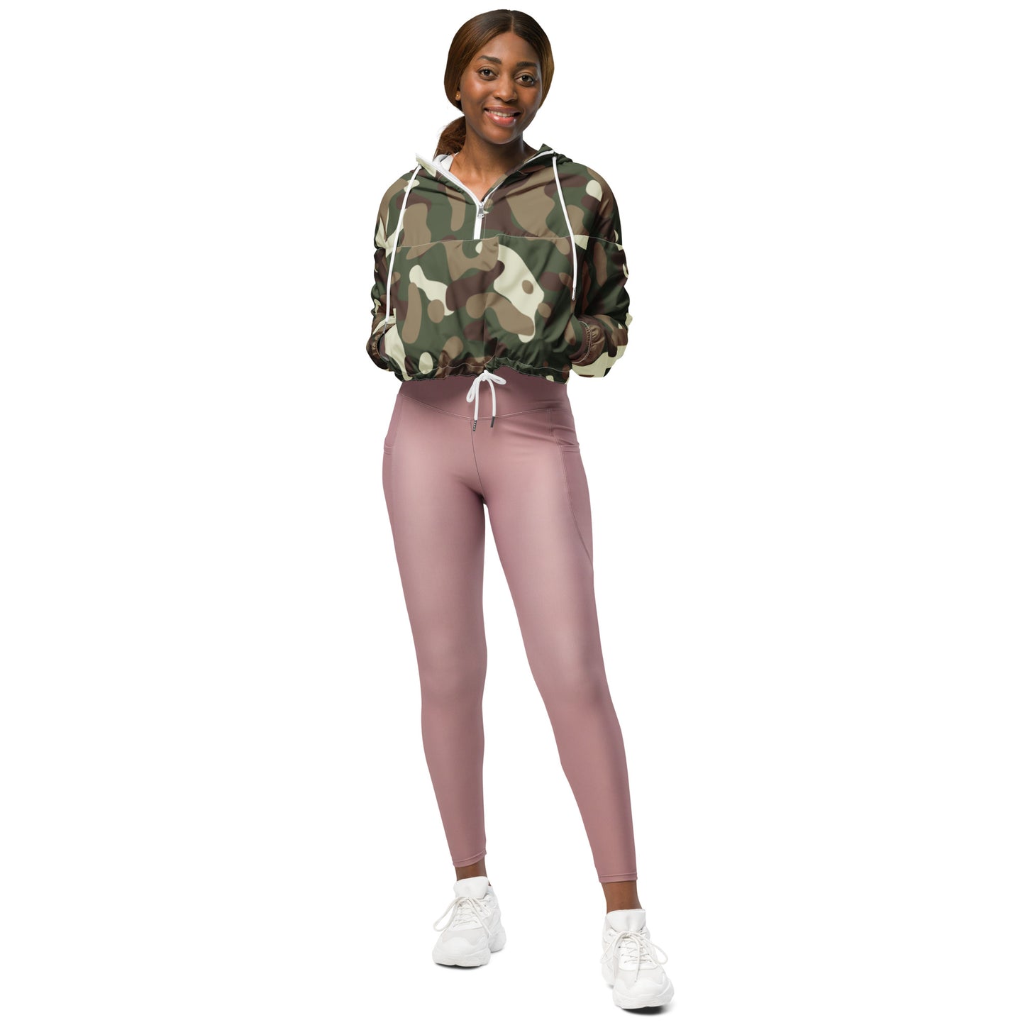 Camouflage Women’s cropped windbreaker