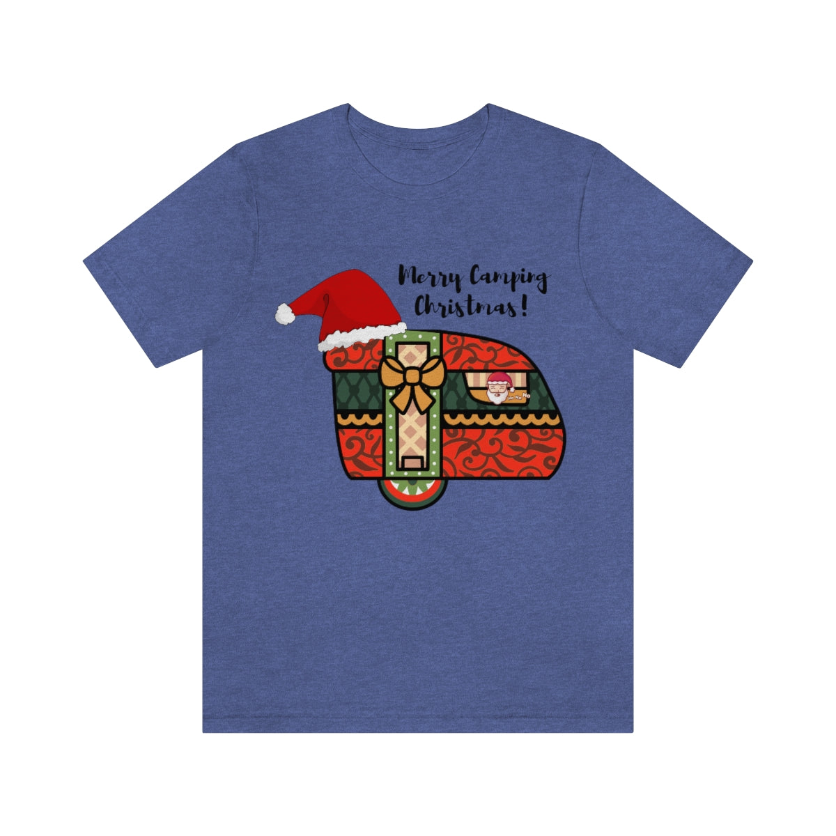 Merry Camping Christmas Unisex Jersey Short Sleeve Tee