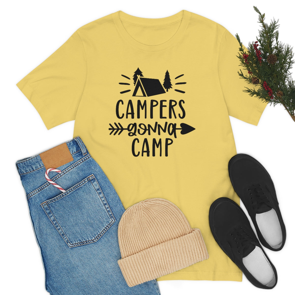 Campers Gonna Camp Unisex Jersey Short Sleeve Tee