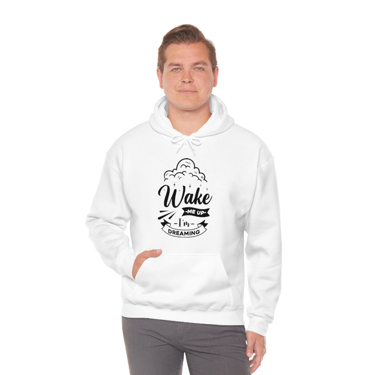 Wake Me Up I'm Dreaming Unisex Heavy Blend™ Hooded Sweatshirt