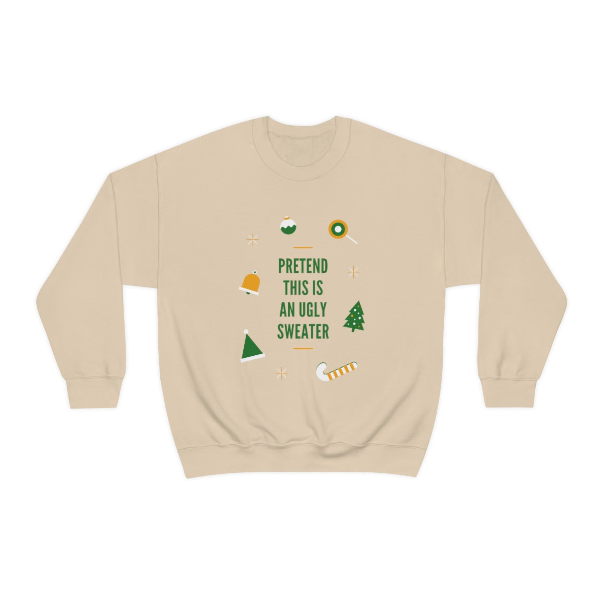 Pretend This is An Ugly Sweater Unisex Heavy Blend™ Crewneck Sweatshirt