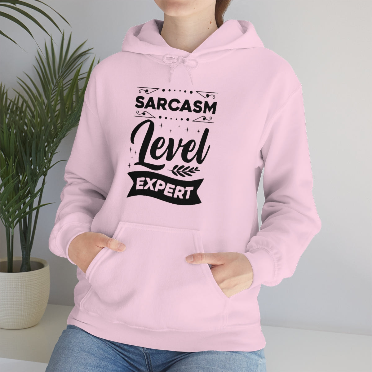 Sarcasm Level Expert Unisex Heavy Blend™ Hooded Sweatshirt