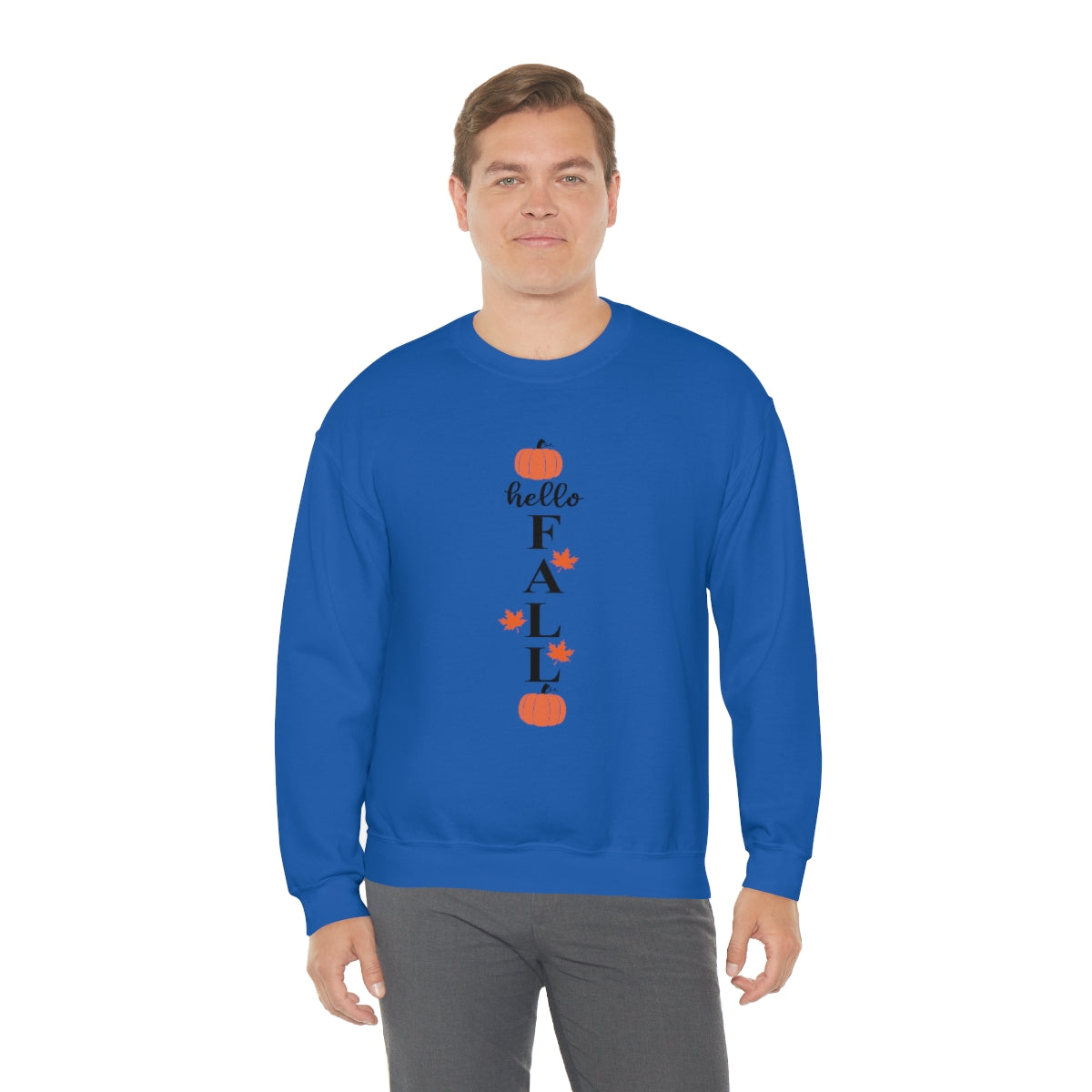 Hello Fall Unisex Heavy Blend™ Crewneck Sweatshirt