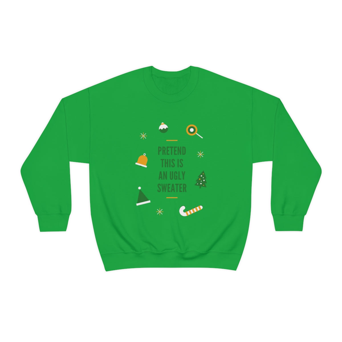 Pretend This is An Ugly Sweater Unisex Heavy Blend™ Crewneck Sweatshirt