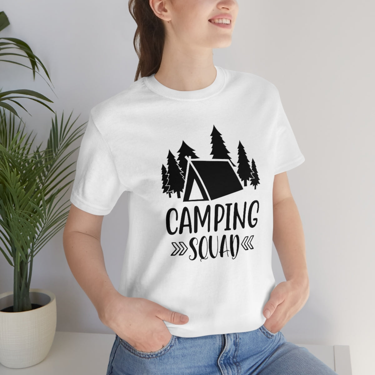 Camping Squad Unisex Jersey Short Sleeve Tee