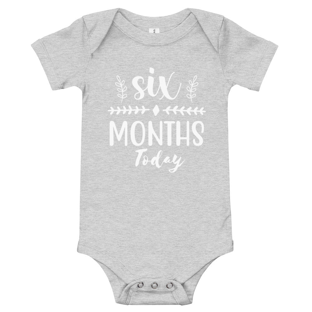 Six Months Today Baby short sleeve one piece jumpsuit