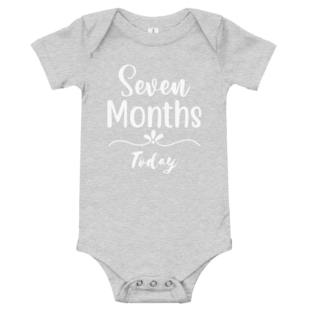 Seven Months Today Baby short sleeve one piece jumpsuit