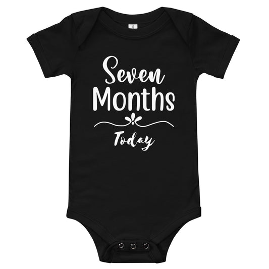 Seven Months Today Baby short sleeve one piece jumpsuit