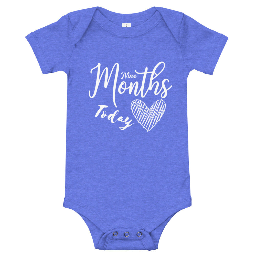 Nine Months today Baby short sleeve one piece jumpsuit