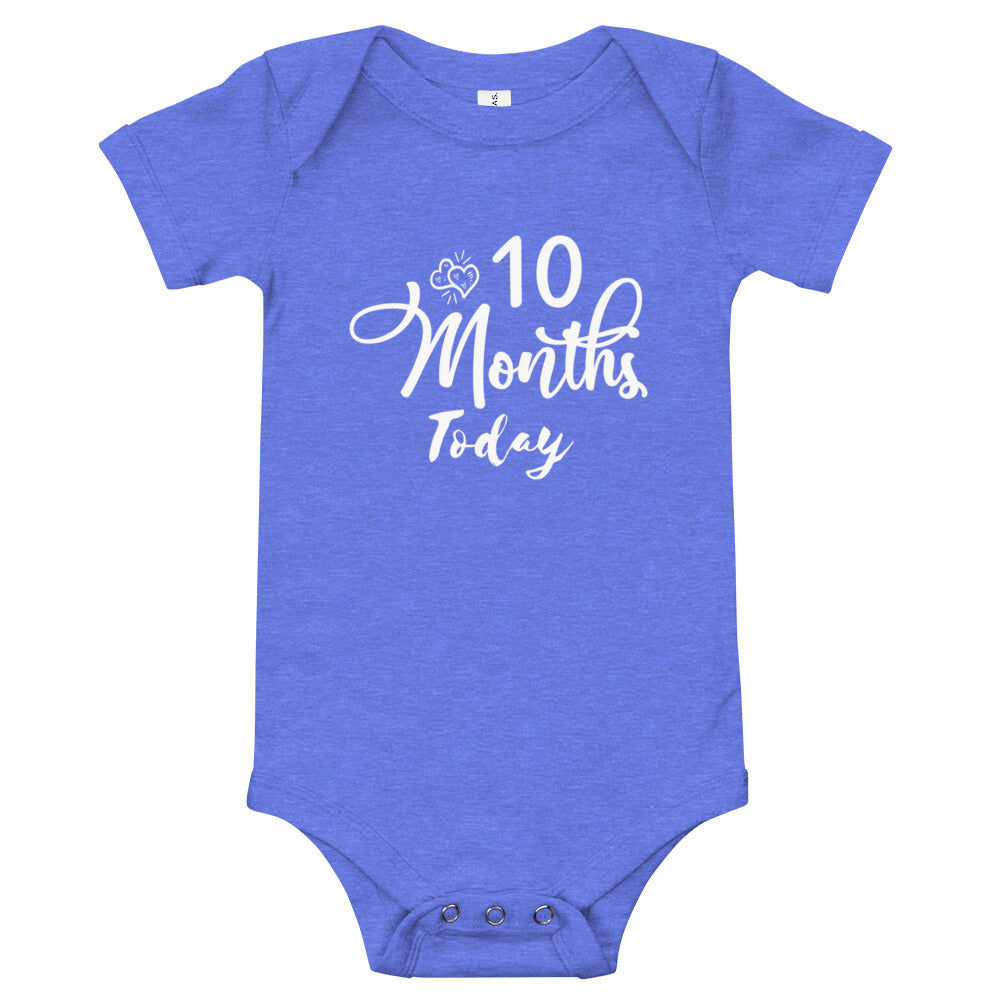 Ten Months Today Baby short sleeve one piece jumpsuit