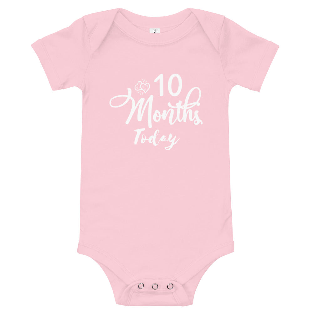 Ten Months Today Baby short sleeve one piece jumpsuit