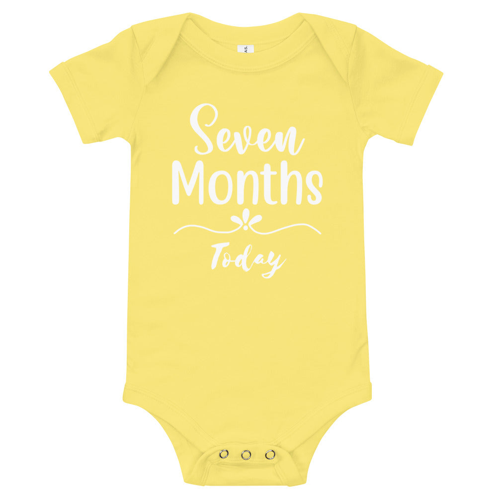 Seven Months Today Baby short sleeve one piece jumpsuit