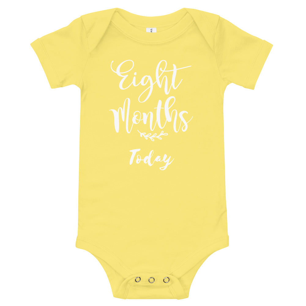 Eight Months Today Baby short sleeve one piece jumpsuit