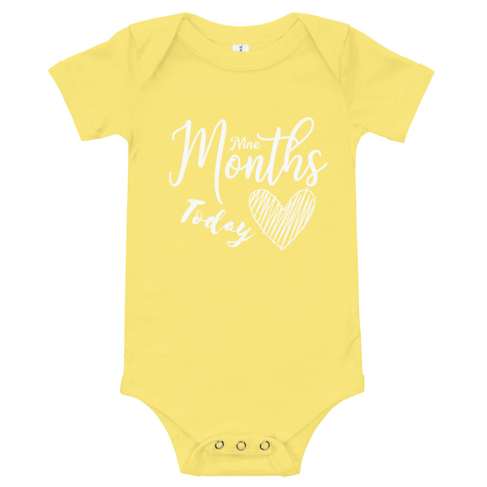 Nine Months today Baby short sleeve one piece jumpsuit