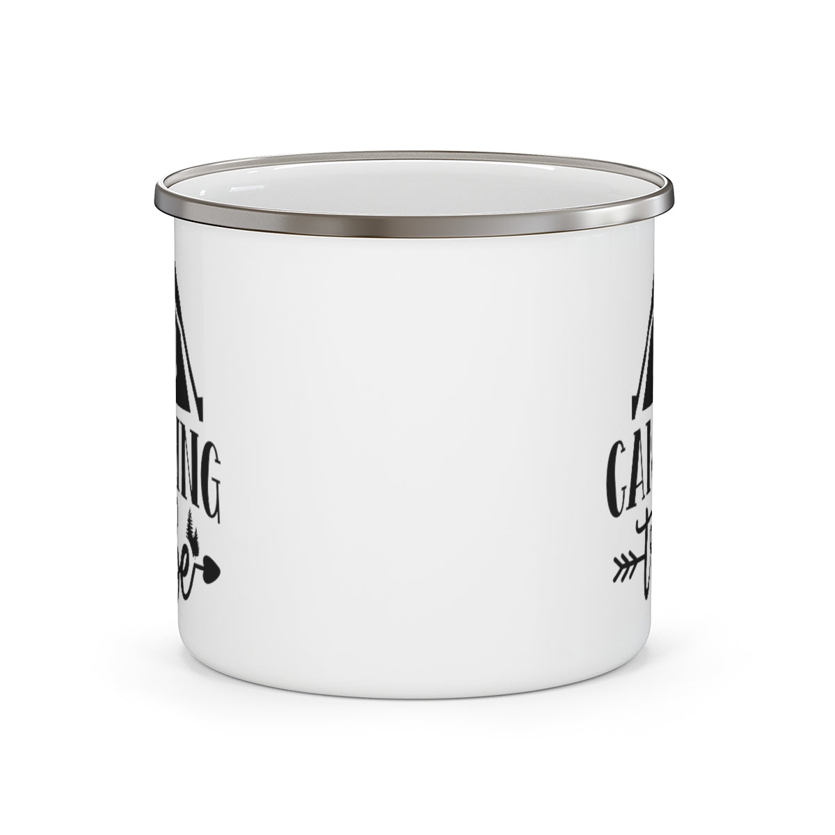 Camping Tribe Enamel Camping Mug