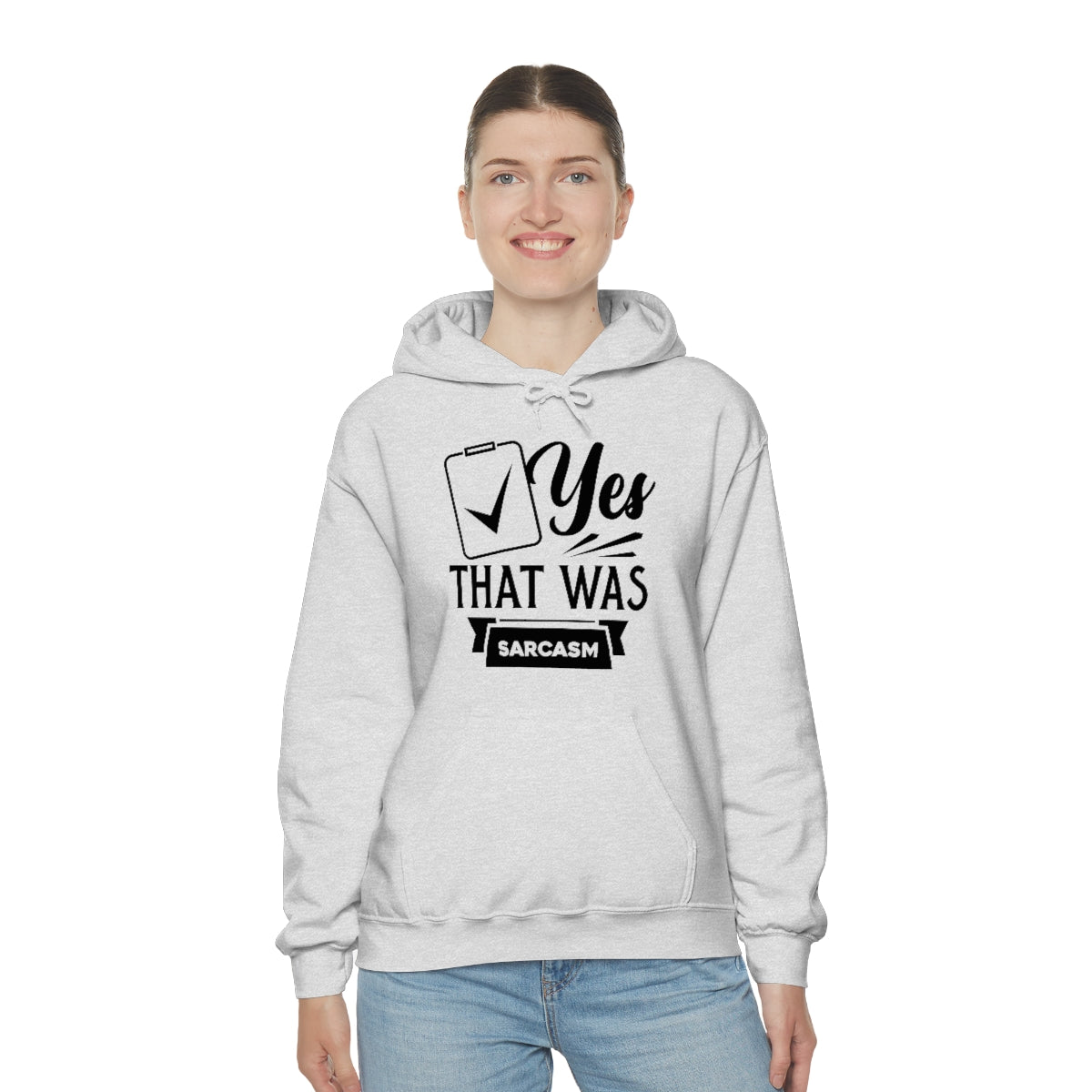 Yes That Was Sarcasm Unisex Heavy Blend™ Hooded Sweatshirt