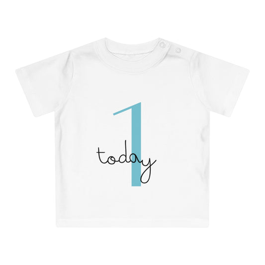 1 Today (Blue) Birthday Baby T-Shirt