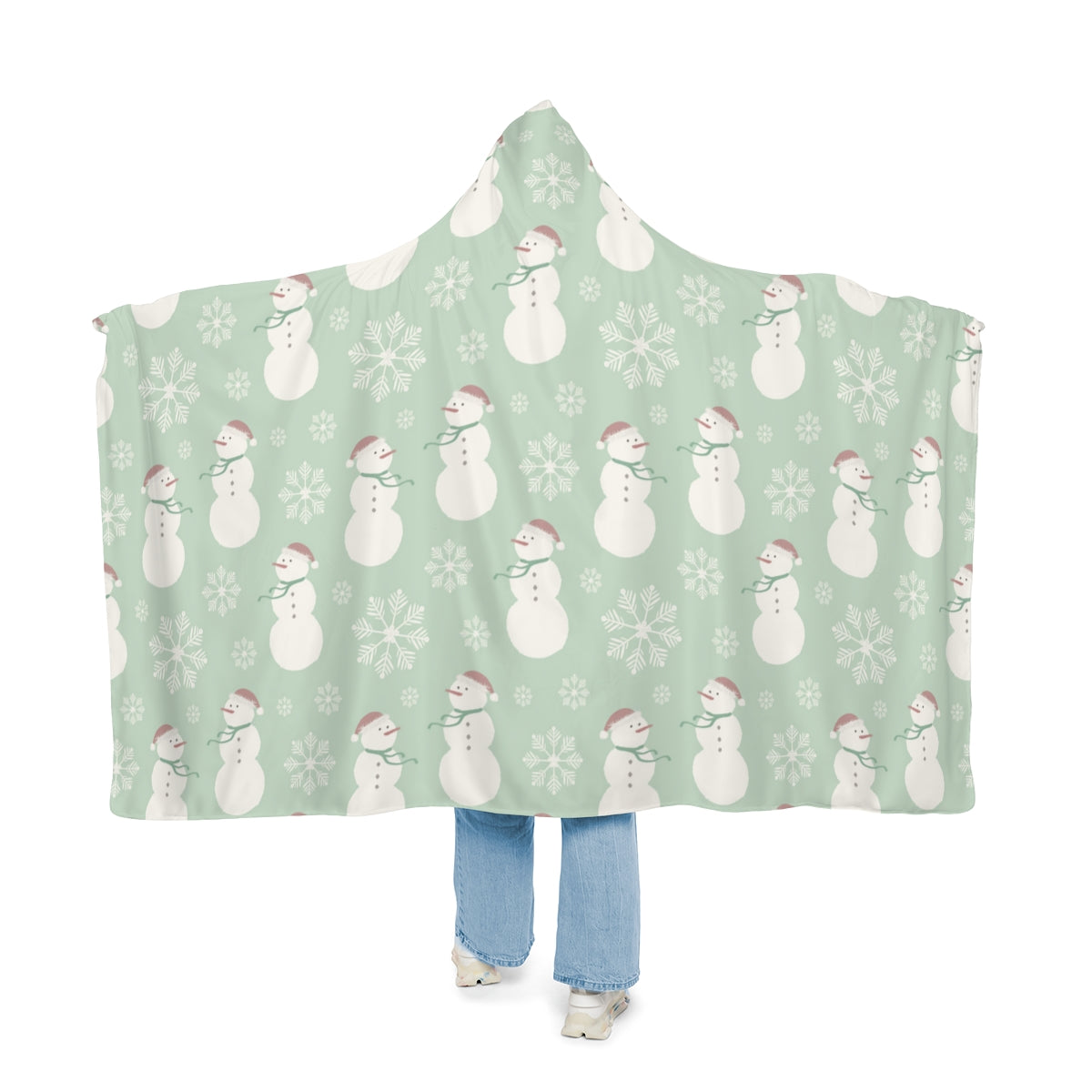 Snowmen & Snow Flakes Snuggle Blanket