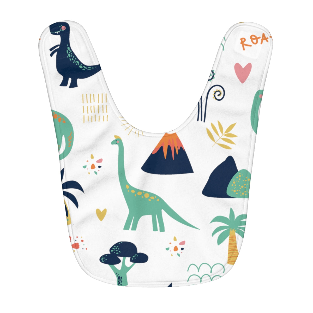 Cute Dinosaur Fleece Baby Bib