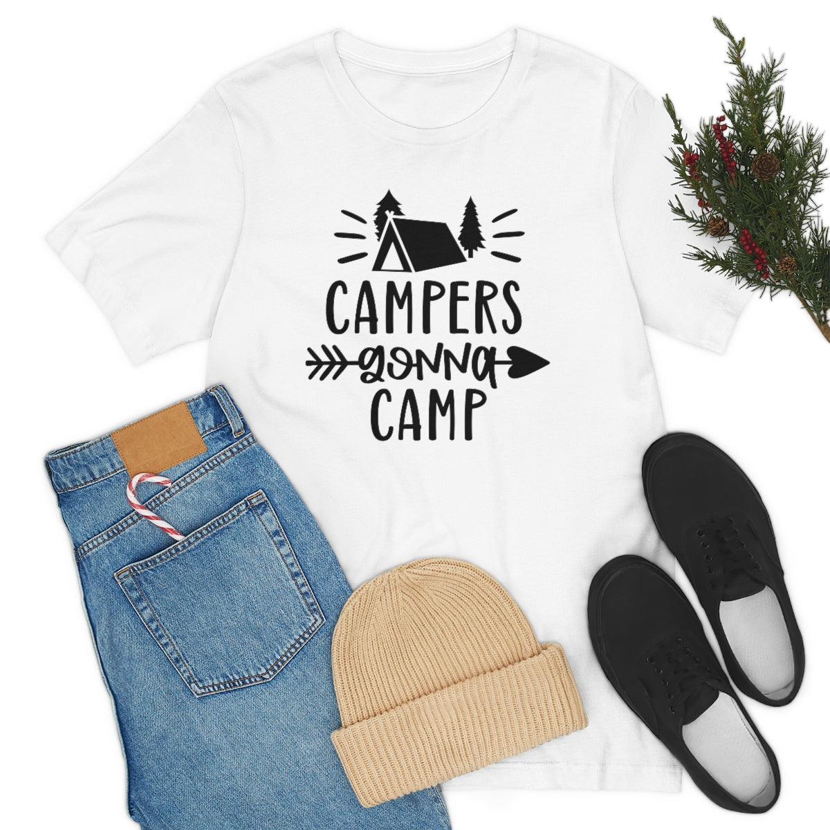 Campers Gonna Camp Unisex Jersey Short Sleeve Tee