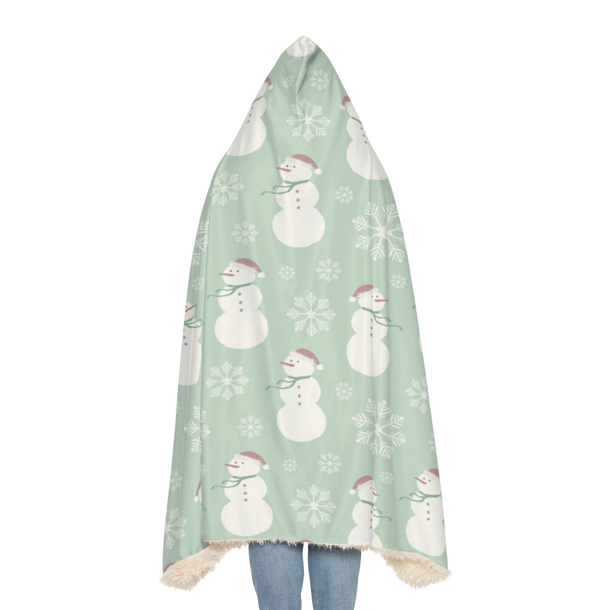 Snowmen & Snow Flakes Snuggle Blanket