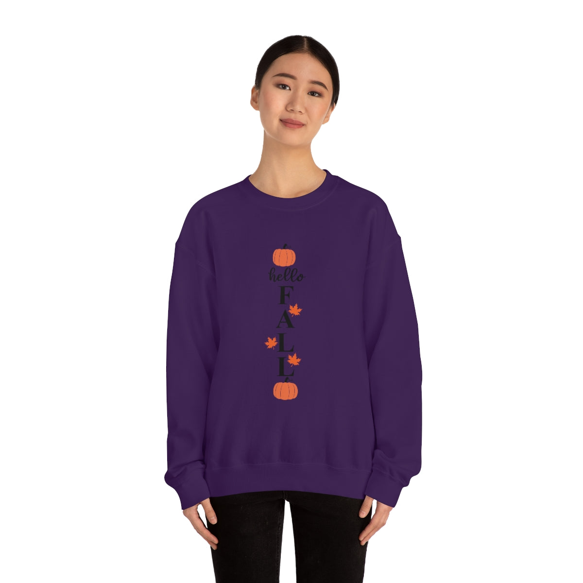 Hello Fall Unisex Heavy Blend™ Crewneck Sweatshirt