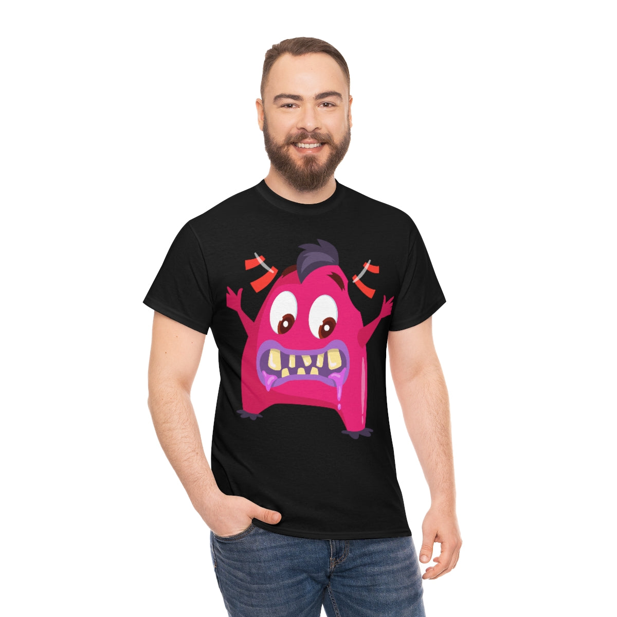 NFT Design Pink Monster Unisex Heavy Cotton Tee