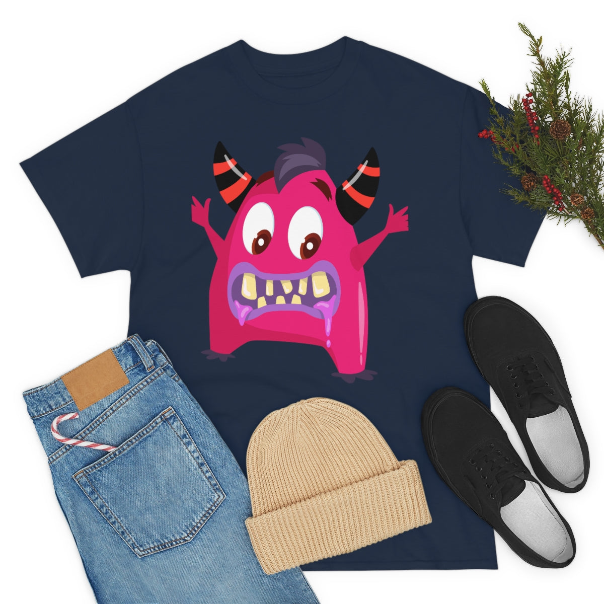 NFT Design Pink Monster Unisex Heavy Cotton Tee