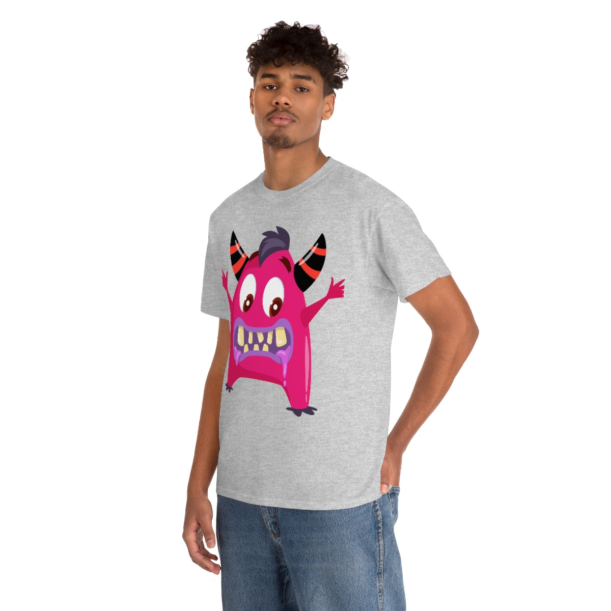 NFT Design Pink Monster Unisex Heavy Cotton Tee