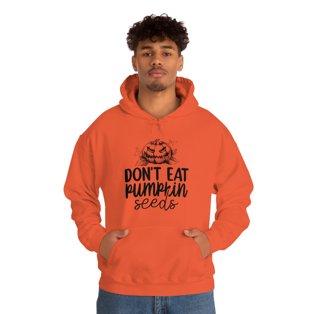 Don't Eat Pumpkin Seeds Unisex Heavy Blend™ Hooded Sweatshirt