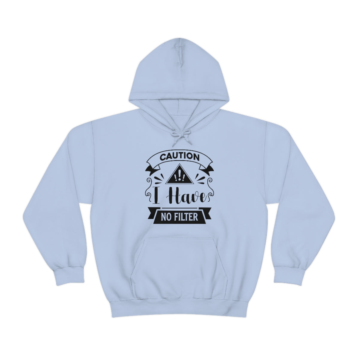 Caution I Have No Filter Unisex Heavy Blend™ Hooded Sweatshirt