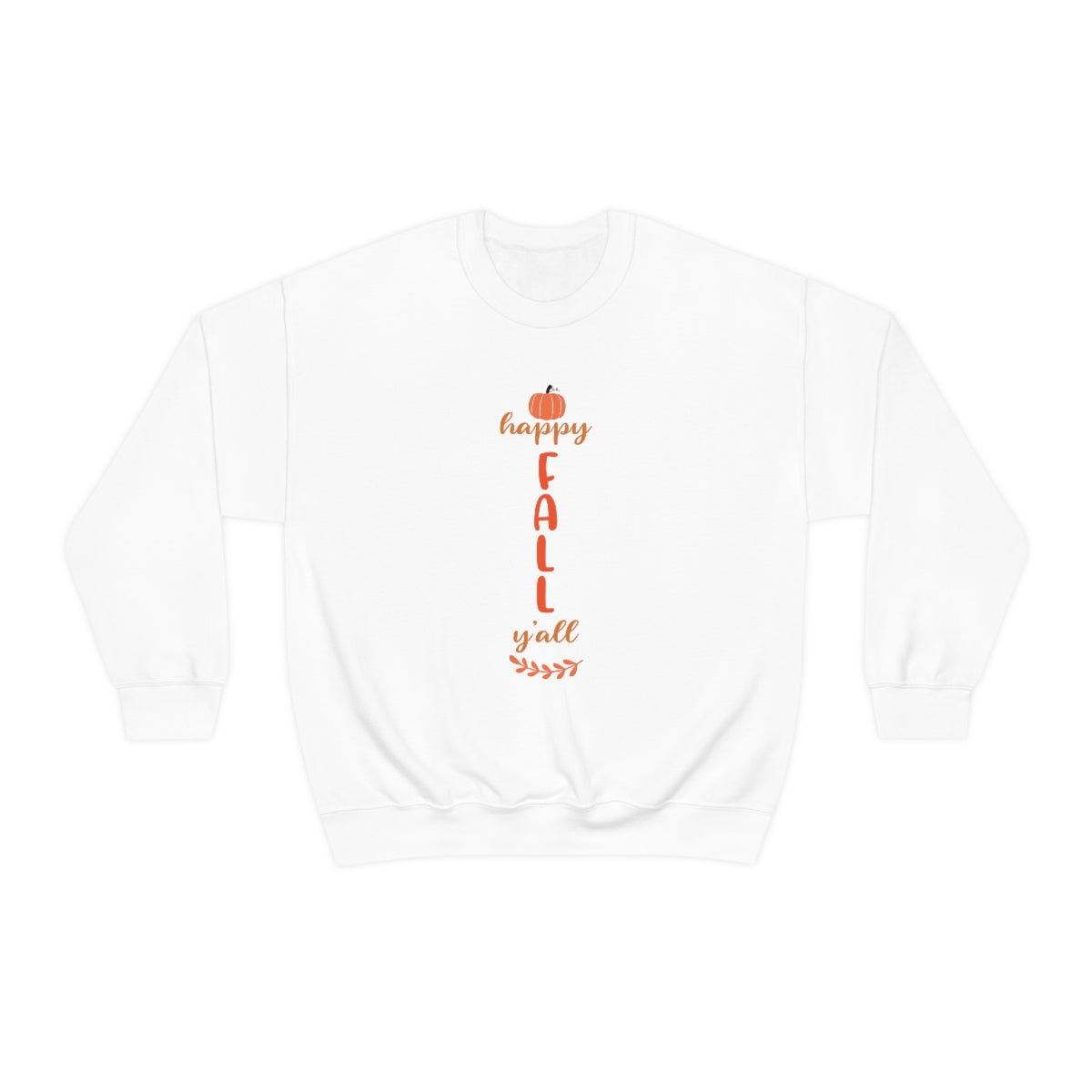 Happy Fall Y'All Unisex Heavy Blend™ Crewneck Sweatshirt