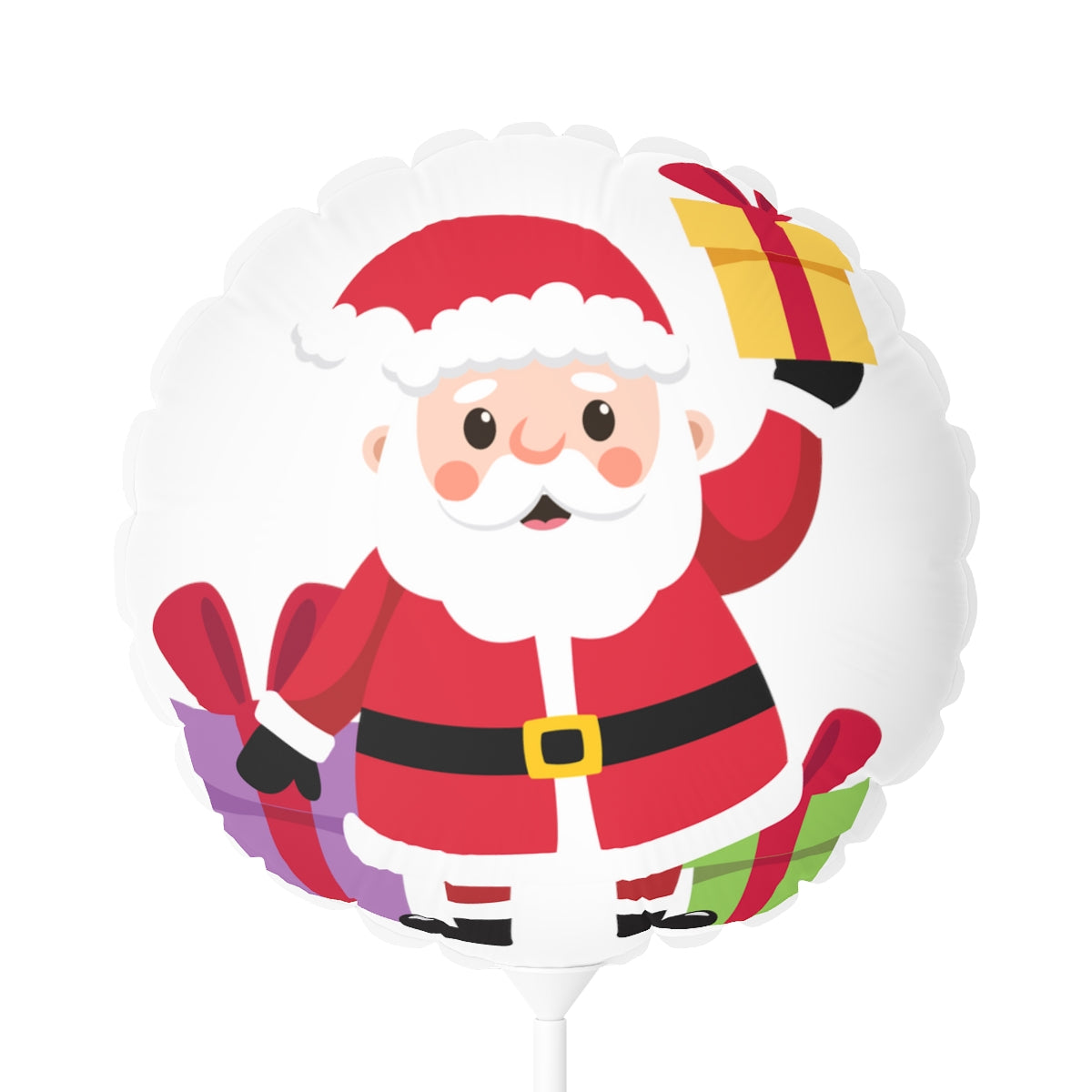 Santa Claus Christmas Balloons (Round ), 11"