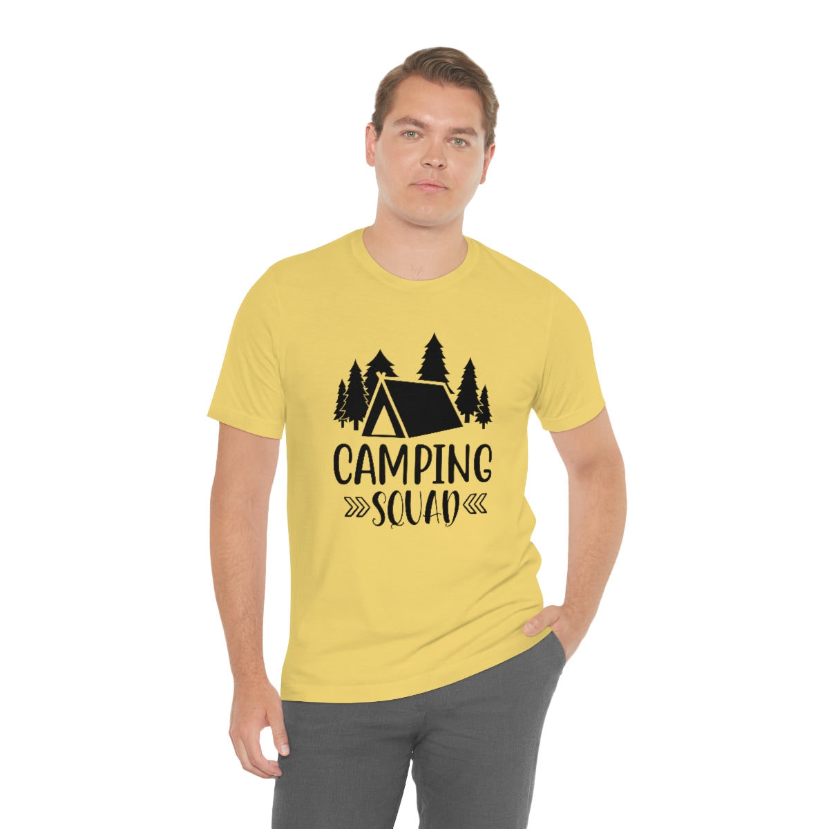 Camping Squad Unisex Jersey Short Sleeve Tee