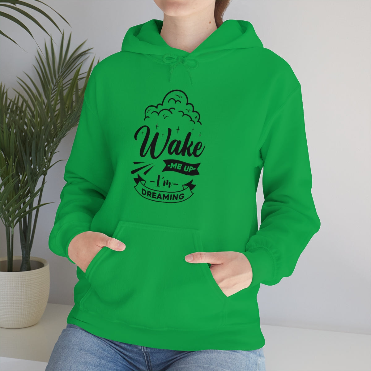 Wake Me Up I'm Dreaming Unisex Heavy Blend™ Hooded Sweatshirt