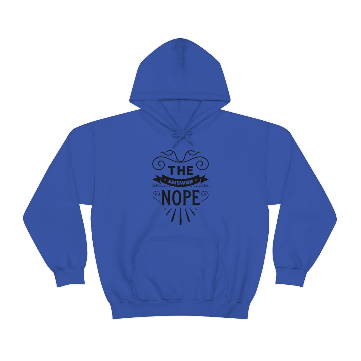 The Answer Nope Unisex Heavy Blend™ Hooded Sweatshirt