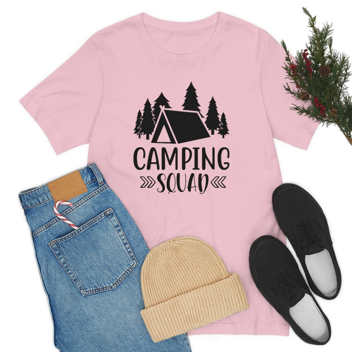 Camping Squad Unisex Jersey Short Sleeve Tee