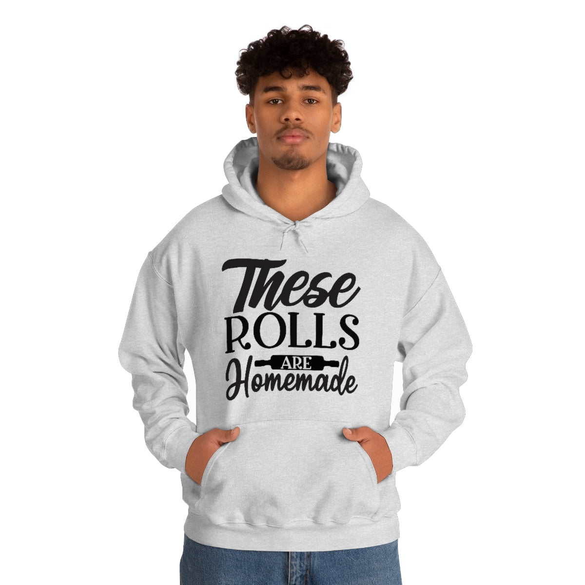 These Rolls Are Home Made Unisex Heavy Blend™ Hooded Sweatshirt