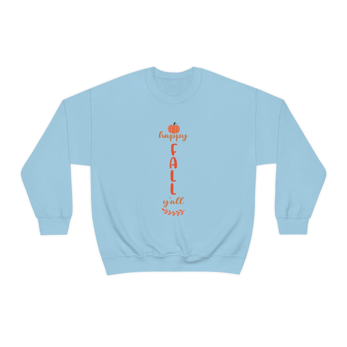 Happy Fall Y'All Unisex Heavy Blend™ Crewneck Sweatshirt