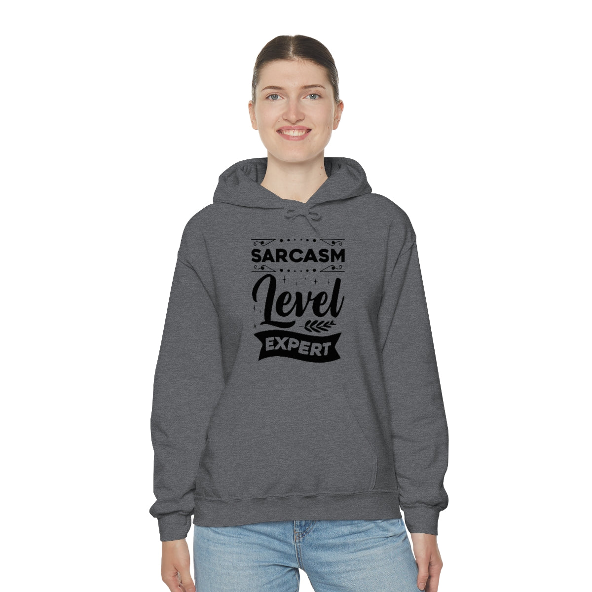 Sarcasm Level Expert Unisex Heavy Blend™ Hooded Sweatshirt